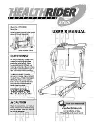 Owners Manual, HRTL16992 162837- - Product Image