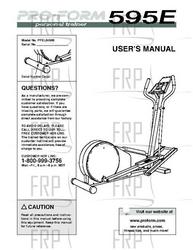 Owners Manual, PFEL04900 - Product Image