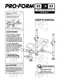 Owners Manual, PFBE19000 - Product Image