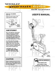 Owners Manual, WLEX09000 - Product Image