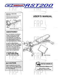 Owners Manual, RBBE11700 - Product Image