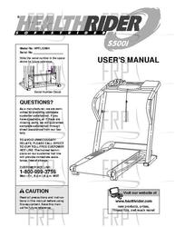 Owners Manual, HRTL12994 170966- - Product Image