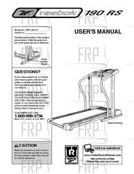 Owners Manual, RBTL59110 178996- - Product Image