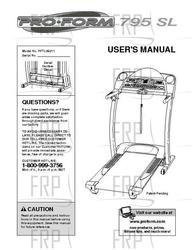Owners Manual, PFTL69211 180501- - Product Image