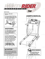 Owners Manual, HRTL13911 181935- - Product Image