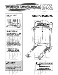 Owners Manual, PFTL69212 - Product Image