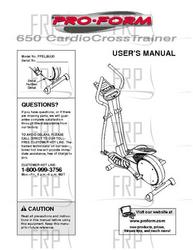 Owners Manual, PFEL29220 - Product Image Owners Manual, PFEL29220 - Product Image