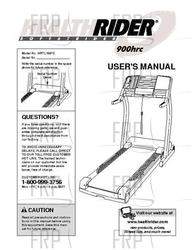 Owners Manual, HRTL19913 184877- - Product Image
