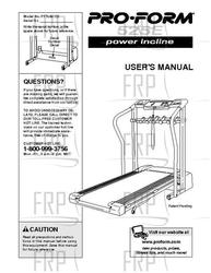 Owners Manual, PFTL49103 185523- - Product Image