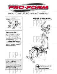 Owners Manual, PFCCEL45011,ECA - Product Image