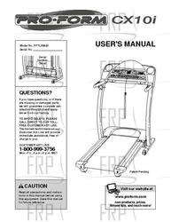 Owners Manual, PFTL69820 186379 - Product Image Owners Manual, PFTL69820 186379 - Product Image