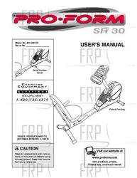 Owners Manual, 283170 - Product Image