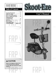 Owners Manual, TBSC79020/79920 - Product Image