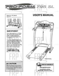 Owners Manual, PFTL69213 195607- - Product Image