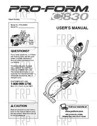 Owners Manual, PFEL54930 - Product Image