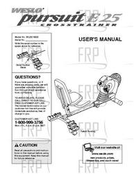 Owners Manual, WLEX14930 - Product Image