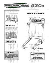 Owners Manual, PFTL59823 - Product Image