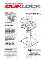 Owners Manual, PFMC12330,PWN - Product Image