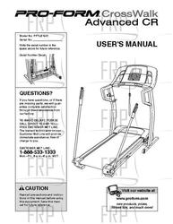 Owners Manual, PFTL61931 211534- - Product Image