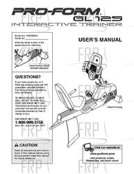 Owners Manual, PFEX59031 - Product Image