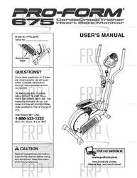 Owners Manual, PFEL29240 - Product Image