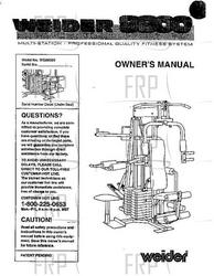 Owners Manual, WG88000 - Product Image