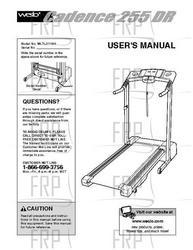 Owners Manual, WLTL211040 - Product Image