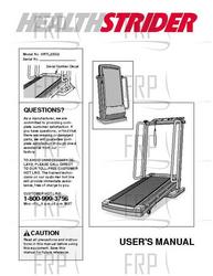 Manual, Owner's, HRTL20002 - Product Image
