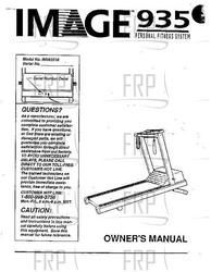 Owners Manual, IM393510 - Product Image