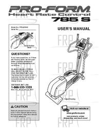 Owners Manual, PFEL60440 - Product Image