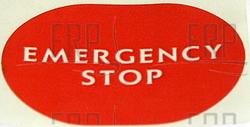 Decal, Emergency Stop Switch - Product Image