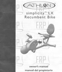 Manual, Owner's, LX3100CH - Product Image Manual, Owner's, LX3100CH - Product Image