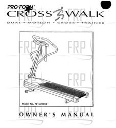Owners Manual, PFTL70550 - Product Image