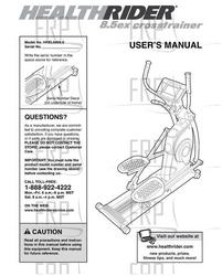 Owners Manual, HREL88060 - Product Image