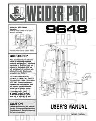 Owners Manual, WESY96480 - Product Image