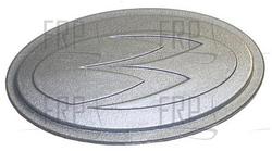 Badge, Right, Silver - Product Image