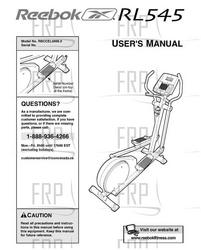 USER'S MANUAL - FCA - Product Image