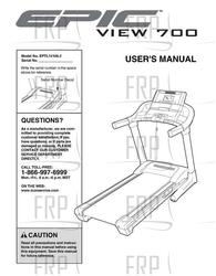Manual, Owner's,EPTL141062 - Product Image Manual, Owner's,EPTL141062 - Product Image