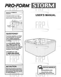 Owners Manual, PFSB63131 - Product Image