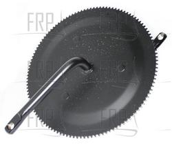 Crank with sprocket - Product Image