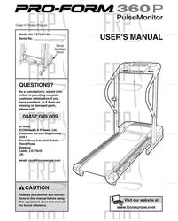 Owners Manual, PETL30130,ENG - Product Image