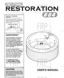 Owners Manual, PFHS61090 J00380-C - Product Image