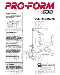 Manual, Owner's, PFBE63080 - Product Image