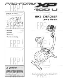 Manual, Owner's, 831.216411 - Product Image Manual, Owner's, 831.216411 - Product Image