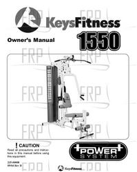 Manual, Owner's, KPS-1550 - Product Image