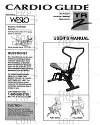 Manual, Owners, WLCR28061 - Product Image