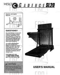 Manual, Owners, WLTL42070 - Product Image