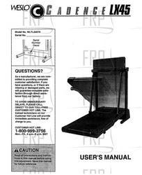 Manual, Owner's - Product Image Manual, Owner's - Product Image