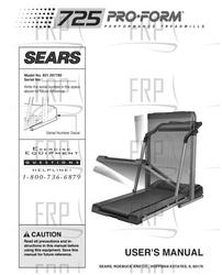 Manual, Owners, 831.297780 - Product Image Manual, Owners, 831.297780 - Product Image