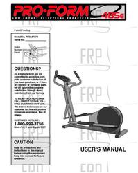 Manual, Owners, PFEL87073 - Product Image